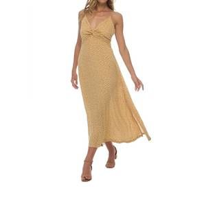 NEW KHUSH lorena midi dress in tulipano amber